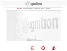 Tablet Screenshot of ignitiongroupe.com